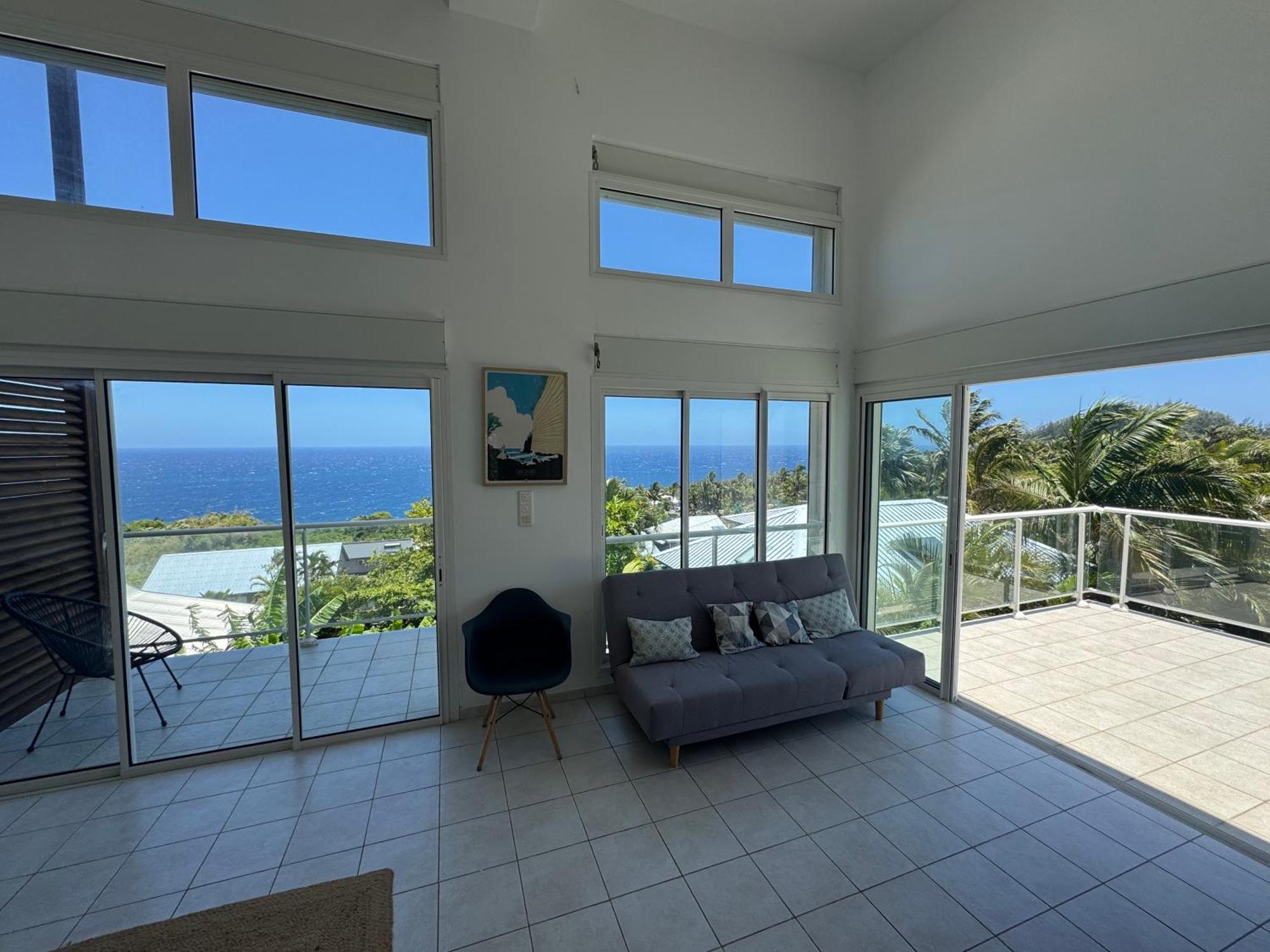 Grande Villa Au Calme - Vue Exceptionnelle - Climatisation - Piscine Sel Chauffee - Jardin Tropical Vincendo Eksteriør bilde